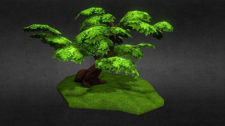 Very low tree 3D Model