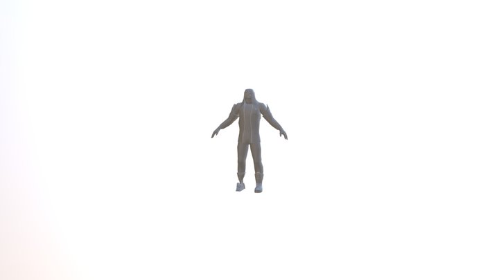Yellow Skulls Ranged Light Enemy 3D Model