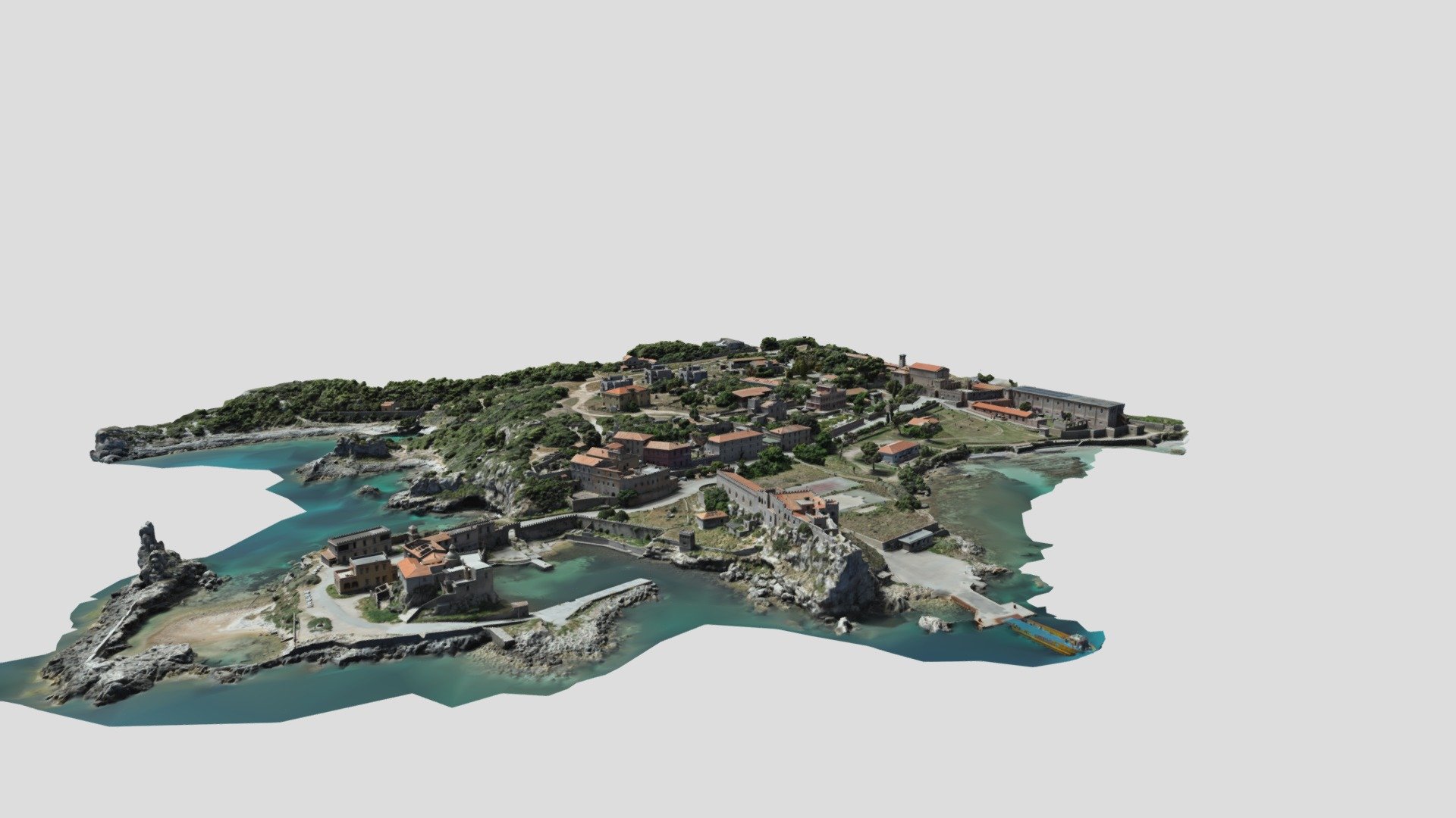 Pianosa Borgo — Sketchfab embed 3D viewer