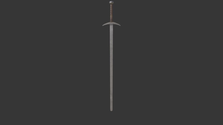 Simple Sword 3D Model