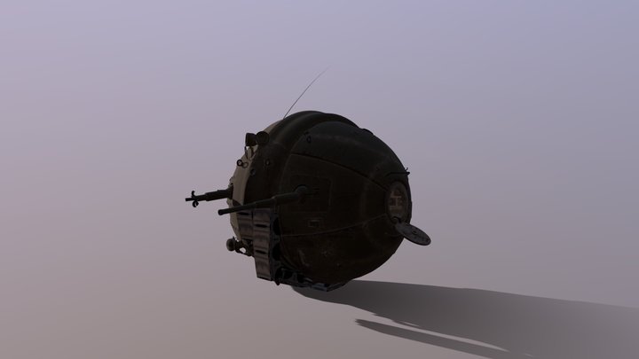 IS-360 crash – Kostenloses 3D-Modell STL