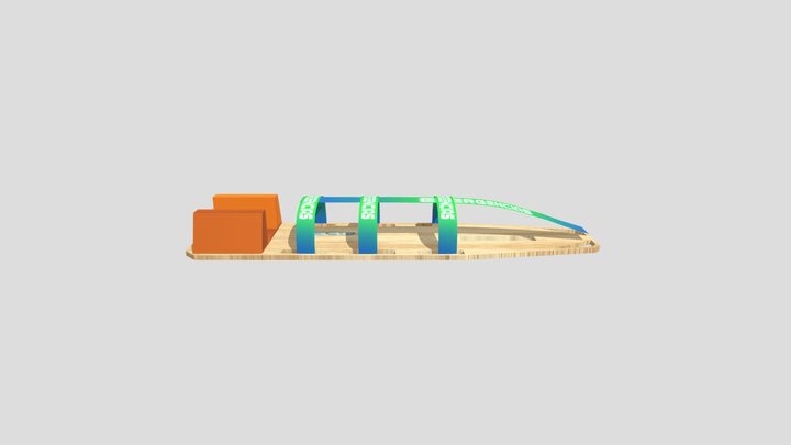 Spine board kit 3D Model