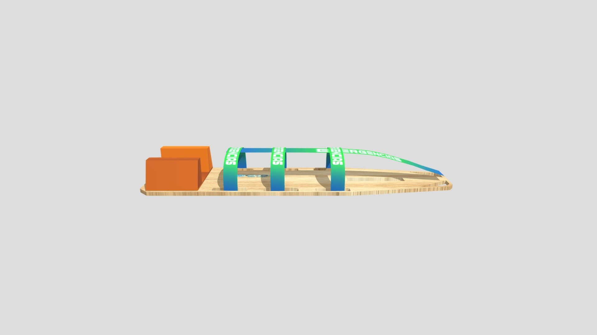 Spine board kit Download Free 3D model by Guardiano [1216e5d] Sketchfab