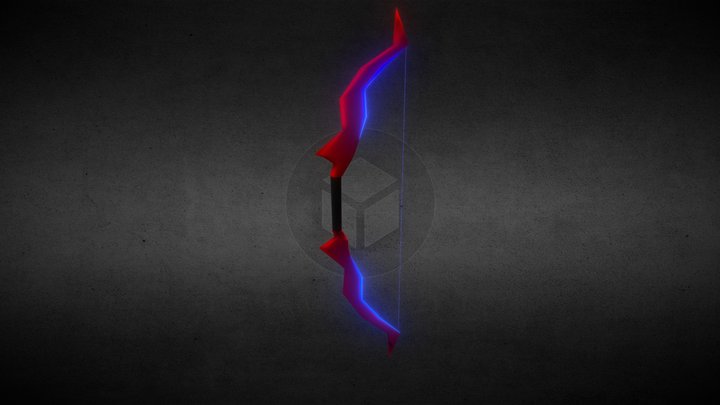 Blood Knight Bow 3D Model