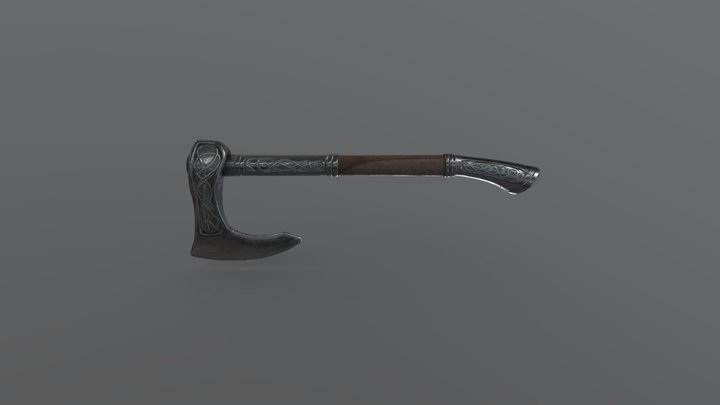 Viking Axe 3D Model