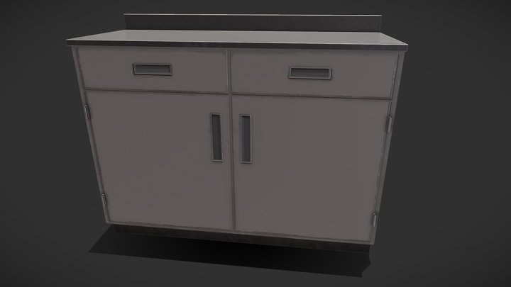 Science lab cabinet 3D Model