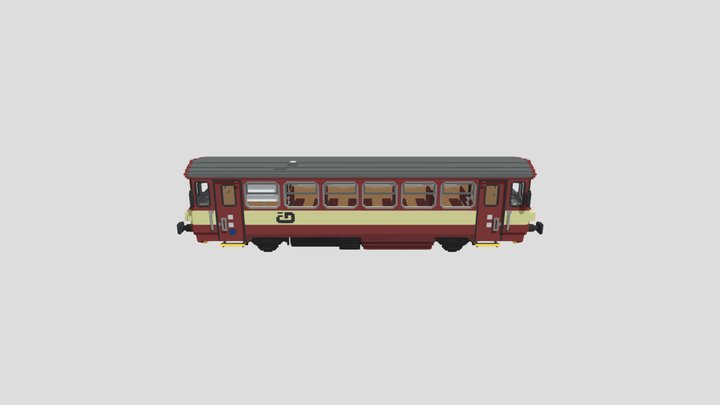 CD810 motor train 3D Model