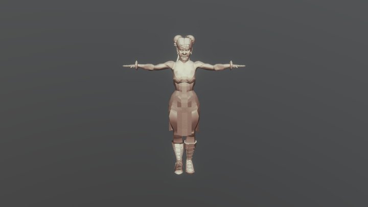 Pose_chunli 3D Model