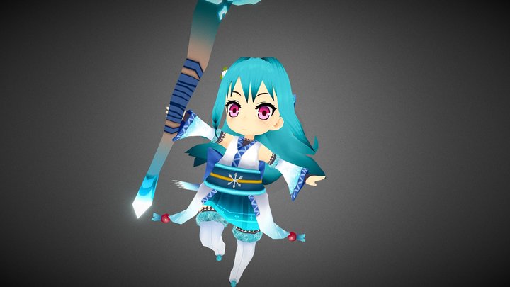 Game Character case No.03 3D Model