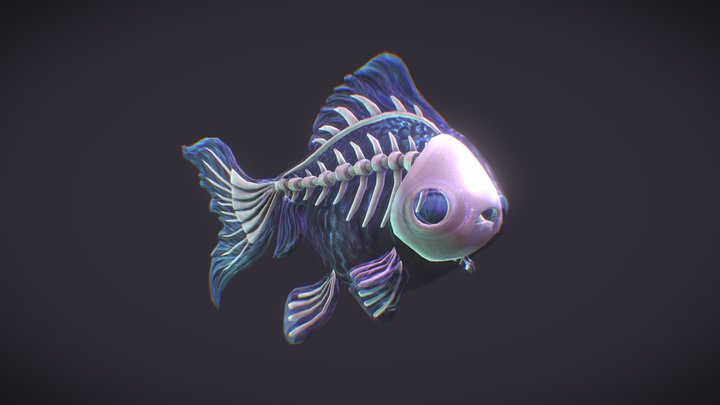 Ghost Fishy 3D Model