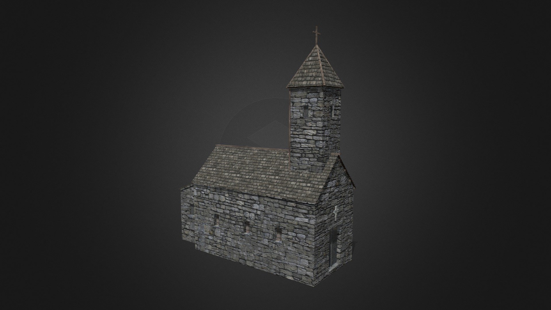 Old church — Sketchfab embed 3D viewer