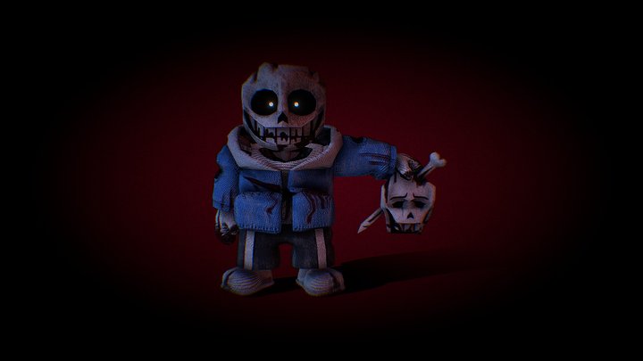 [UNDERTALE: Insanity] - Insanity Sans 3D Model