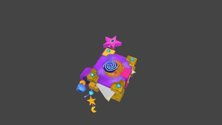 Art Test 2: Book Concept Model 3D Model