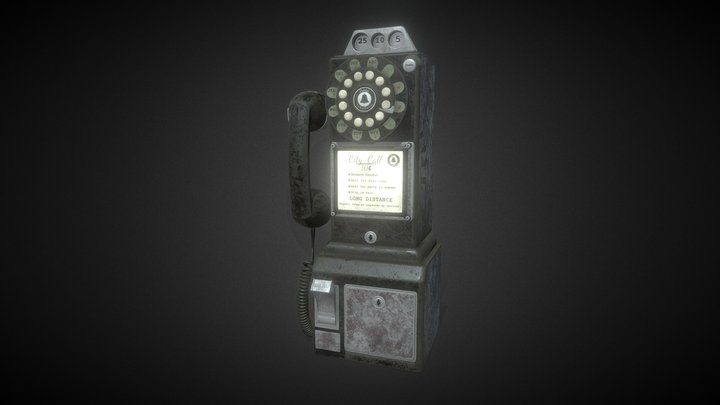 Payphone_Asset_Game Res 3D Model