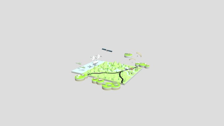 7 Camp Ope Menor Seta 3D Model