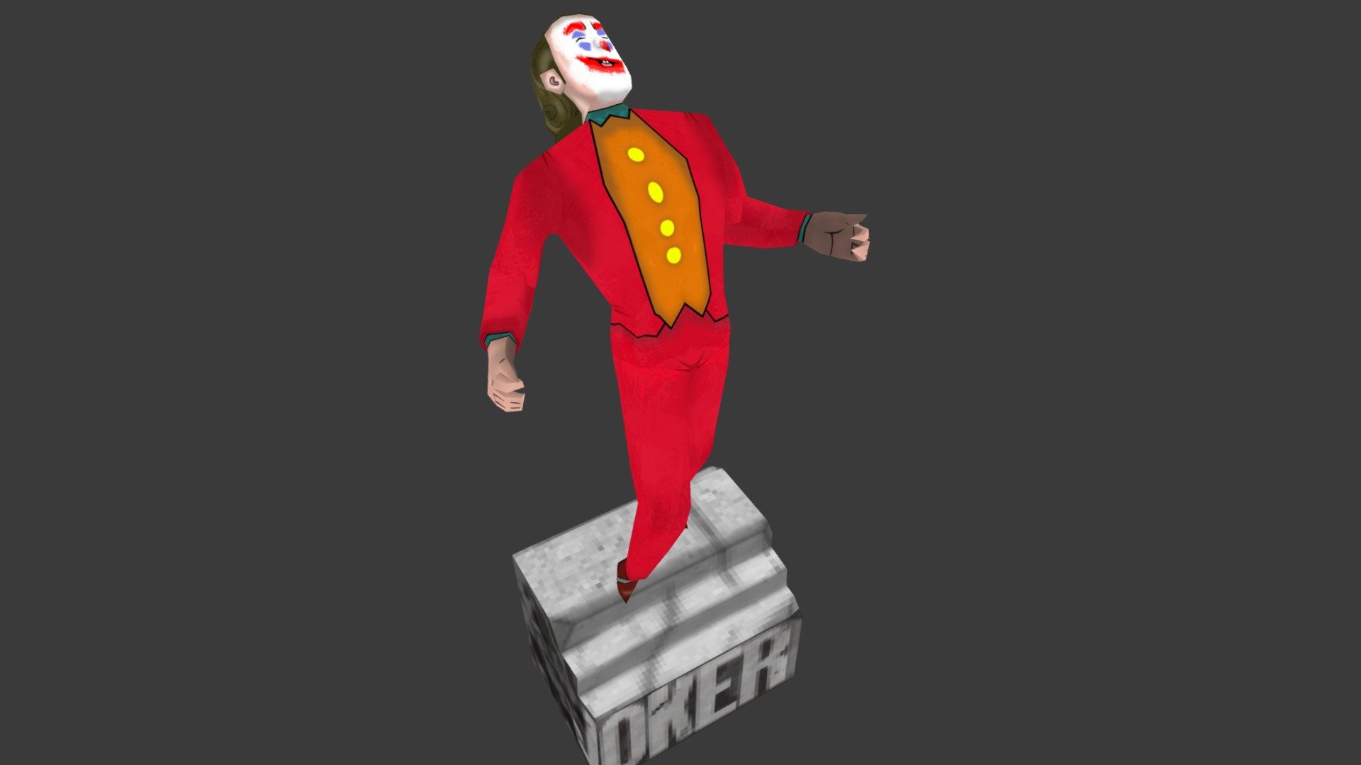 Low Poly The Joker DC