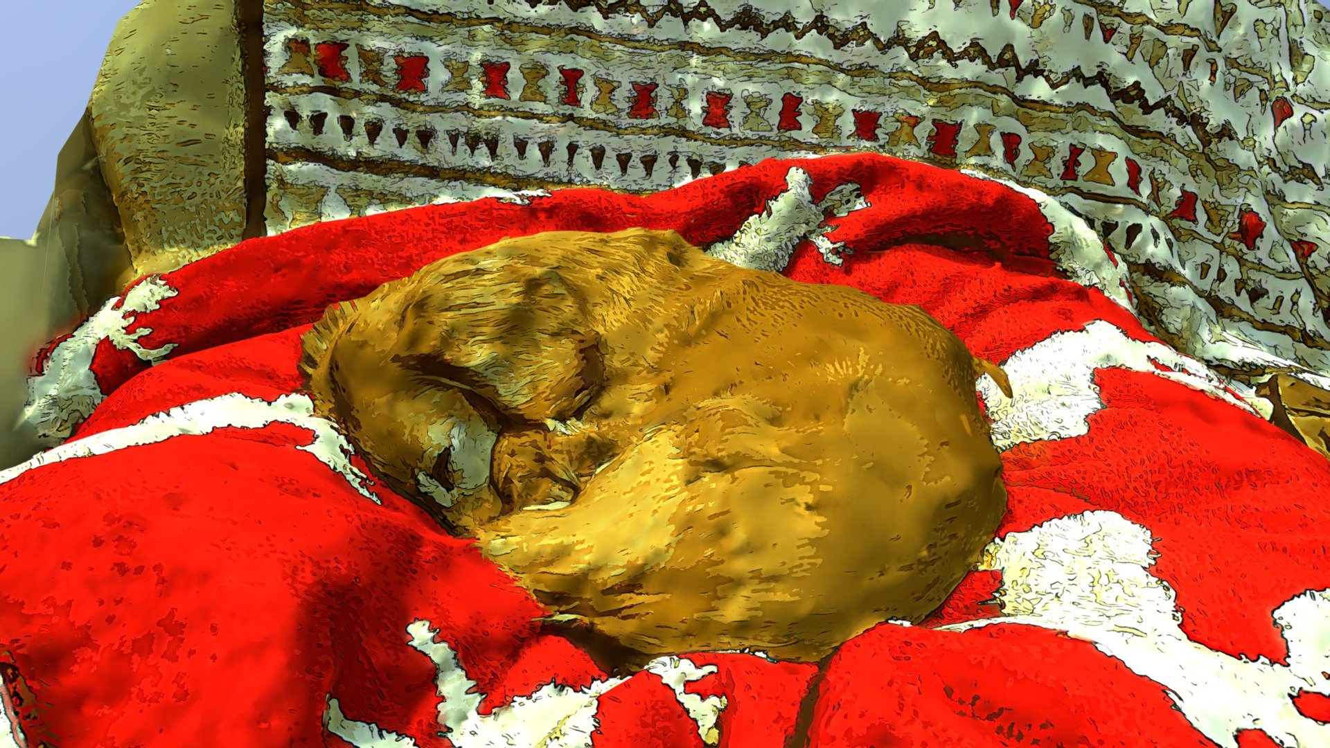 My Dog 2 CARTOON (3DF Zephyr)
