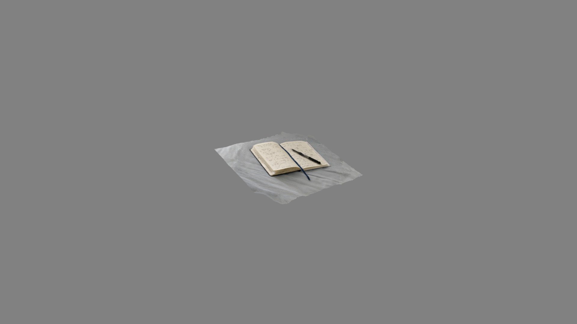 Photogrammetry Test - Notebook and Pen