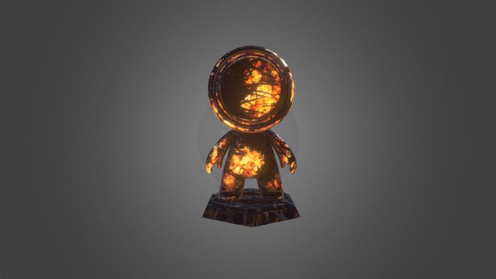 Angel González - Lava Creature #MMNingyo 3D Model