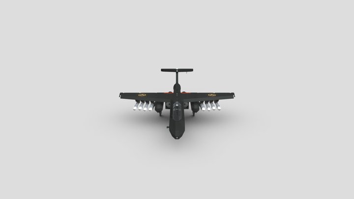 Saab 105 3D Model