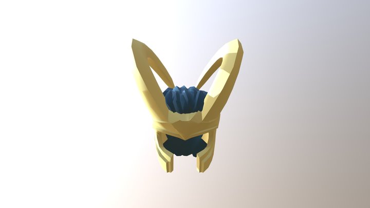 Ragnarok Loki Helmet 3D Model