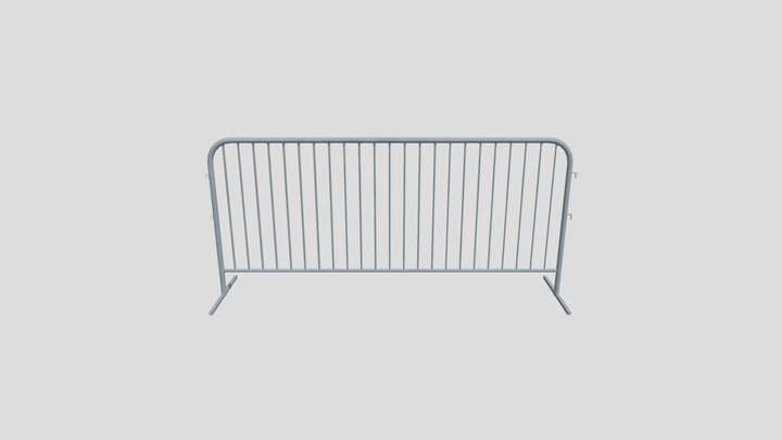 Barrier_Steel rowing 3D Model