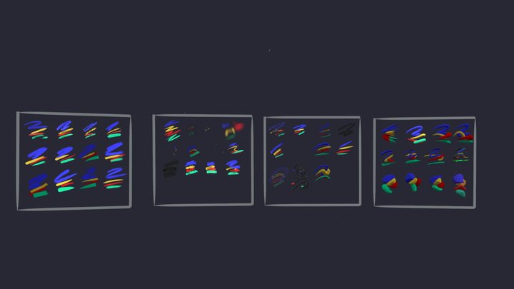 Brush Testing 3D Model