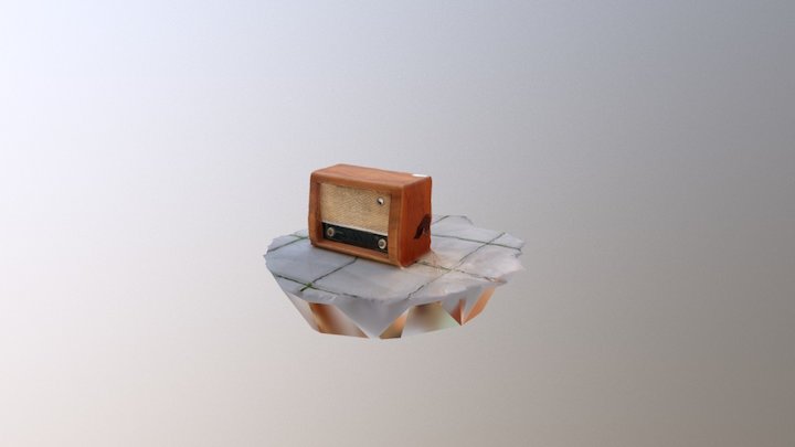 FM Radio 3D Model