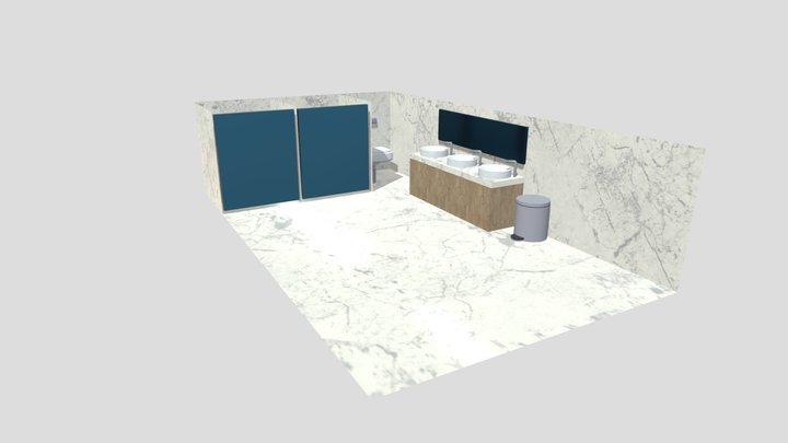 Restroom 3D 3D Model