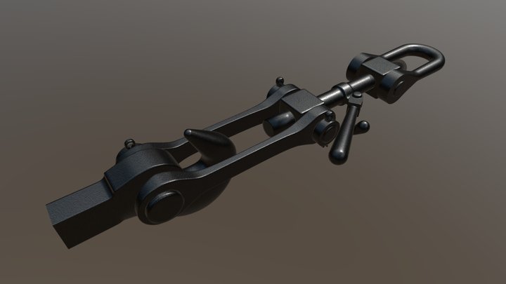 hak cięgłowy v3 3D Model