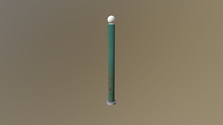 Annecy: Street pole 3D Model
