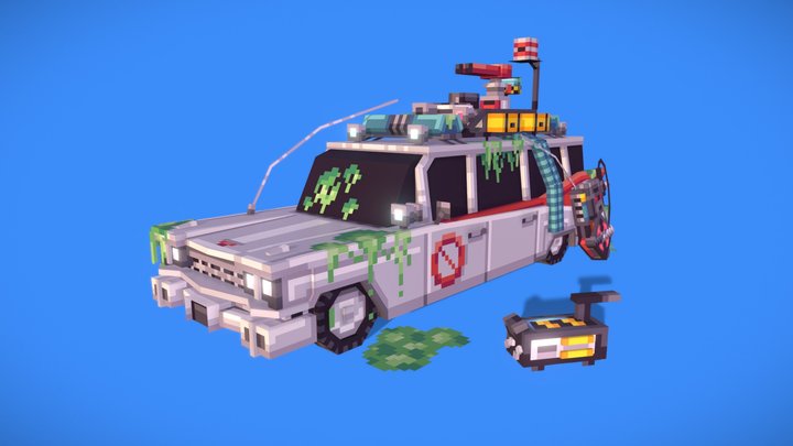 Ecto 1 Ghostbusters 3D Model