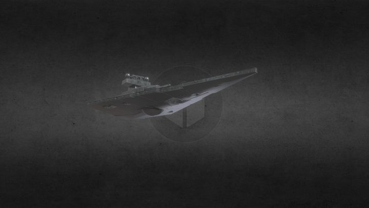 Imperial Star Destroyer 3D Model