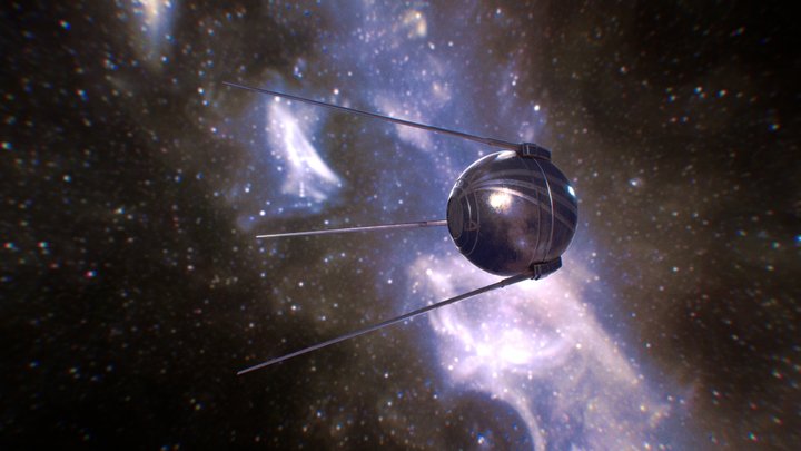 Спутник - 1 (Sputnik - 1) 3D Model