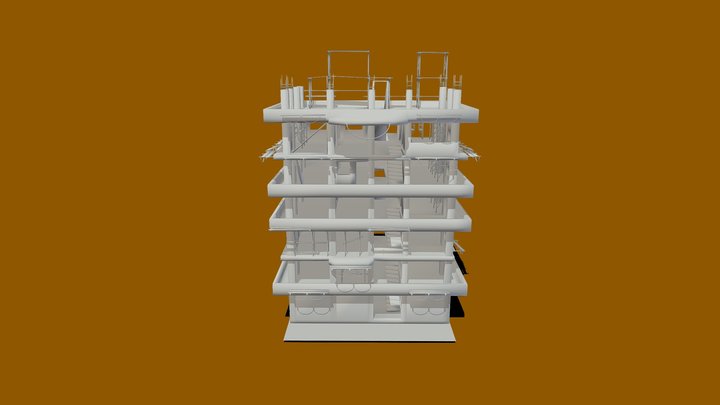 CONSTRUCTED BUILDING 3D Model