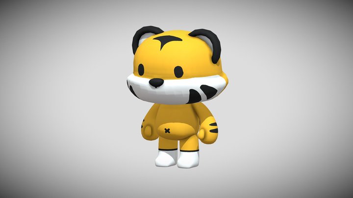 Art Toy Tiger 68xxxxxx 3D Model