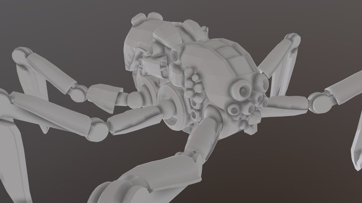 Mechanical spider 3D Model