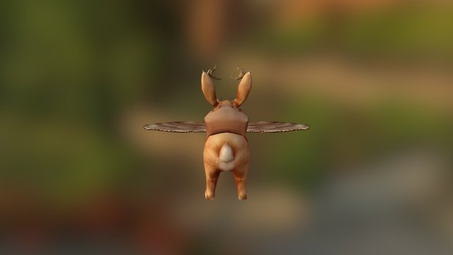 Jackalope 3D Model