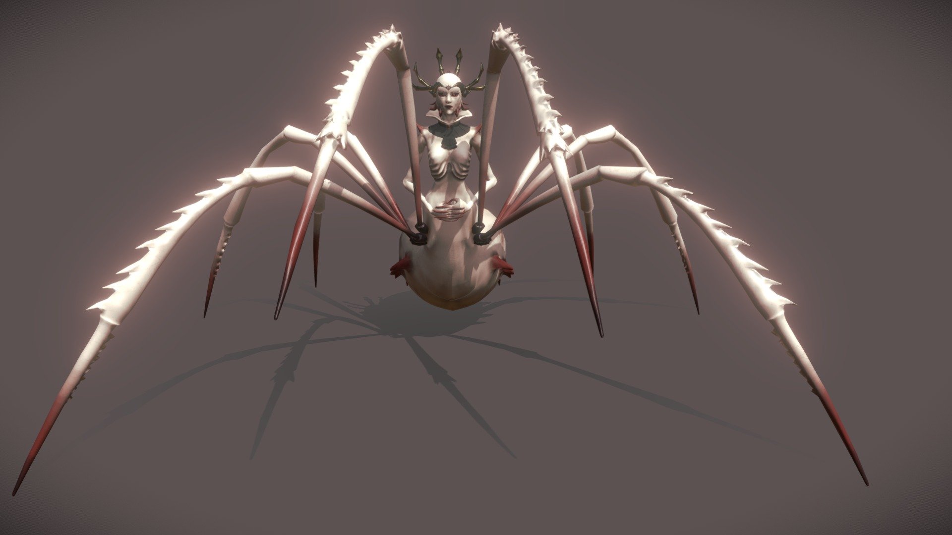 Spiderqueen - 3D model by Anne Roehl (@Bananne) [1229cee] - Sketchfab