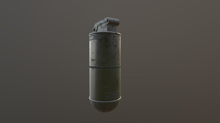 Smoke granade 3D Model