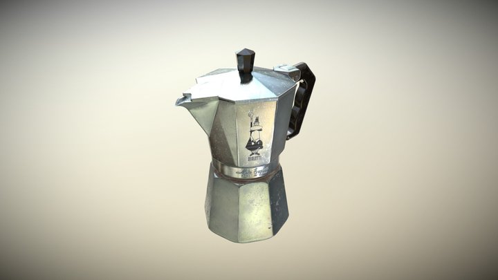 Bialetti Moka Coffee Stand for 3 cup Moka 13mm stem by vespaholic, Download free STL model