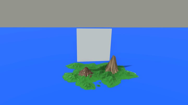 Kronos/Nomanisan island from the Incredibles 3D Model