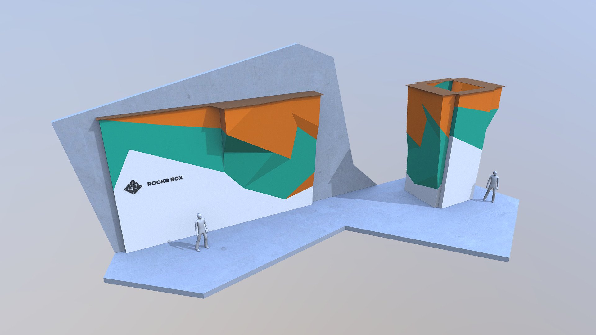 RWall - 3D model by Rocksbox [122bbfc] - Sketchfab
