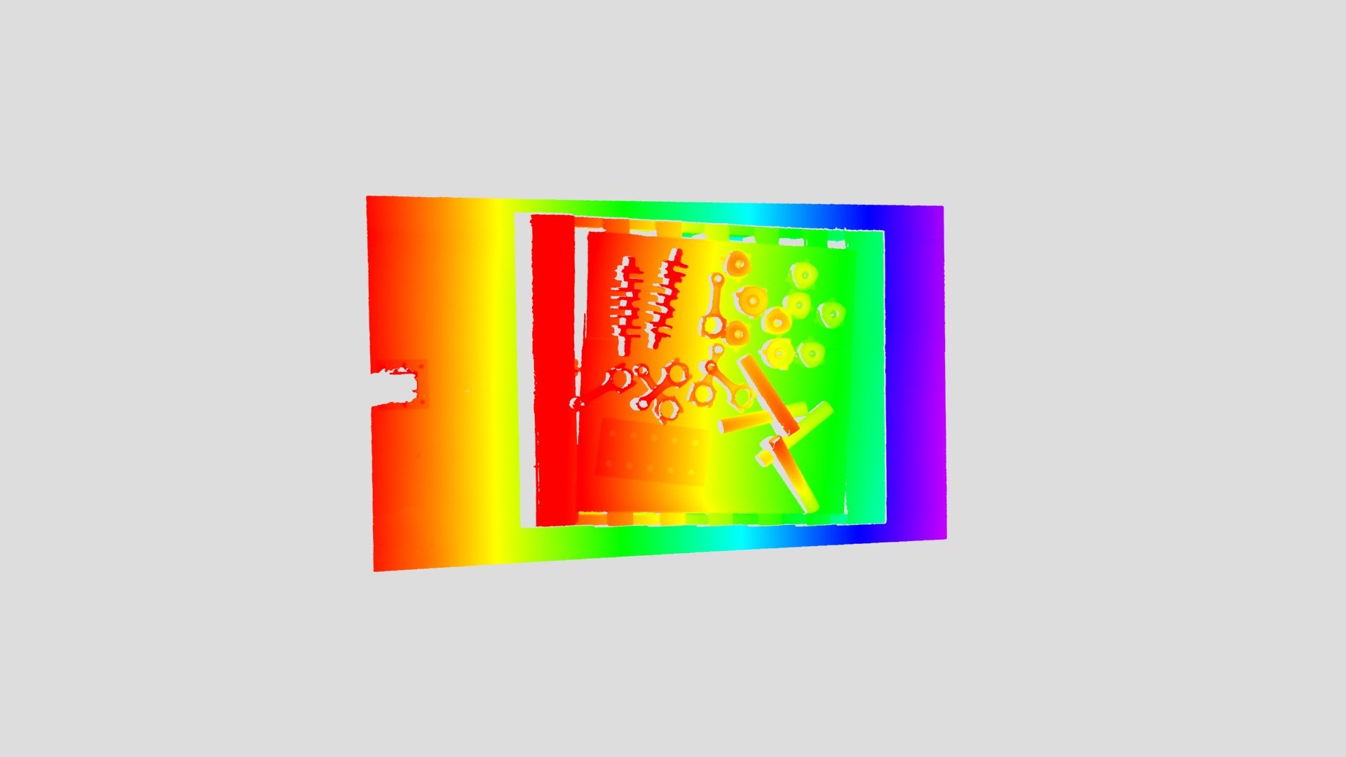 sample cloud by Seizet Structure Light 3D Camera