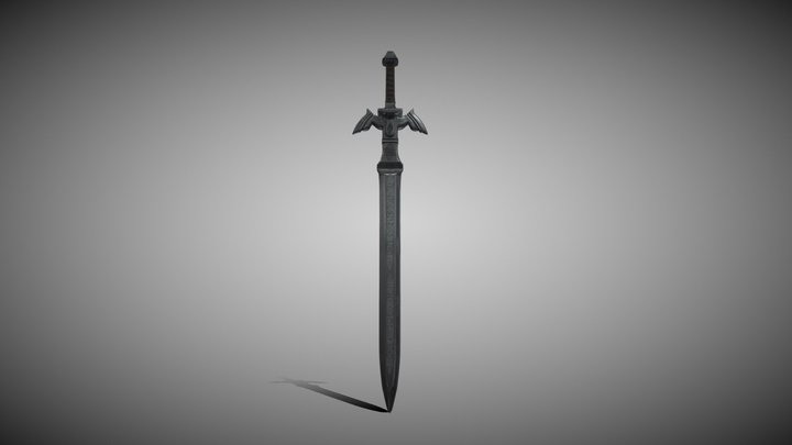 Medieval Sword 3D Model