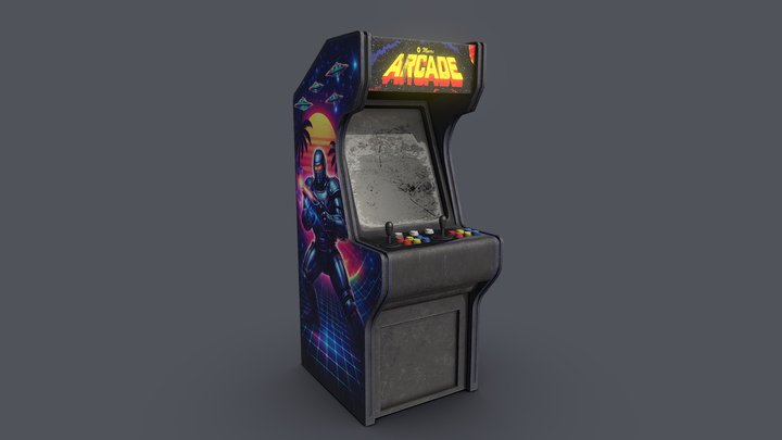 Arcade Cabinet 3D Model