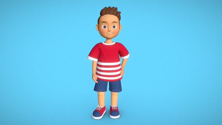 Character-boy 3D models - Sketchfab