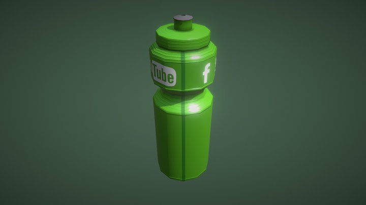 Desk Bottle WIP 3D Model