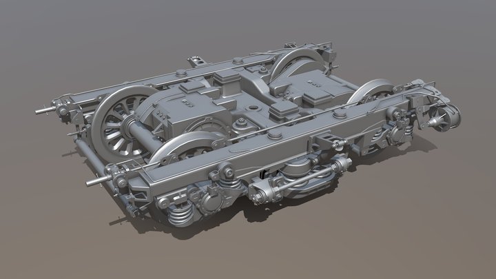 Bogie (Вагонная тележка) 3D Model