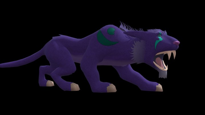 Druid Cat Form 3D Model